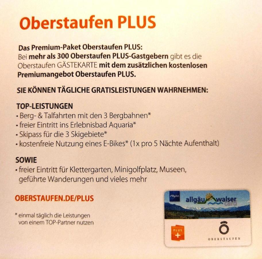 Apartment Heidi Mit Oberstaufen